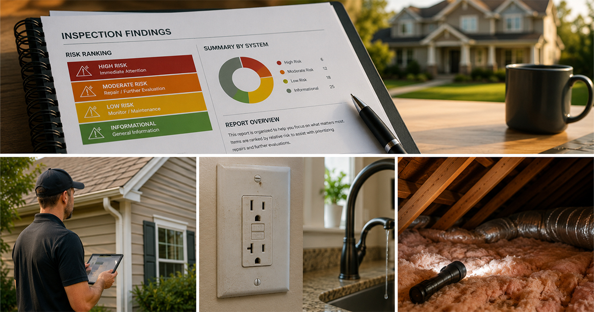 Featured image for “Why a Risk-Ranked Inspection Report Matters When Buying a Home”